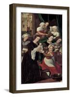 The Nativity of the Virgin Mary-Ambrosius Benson-Framed Premium Giclee Print