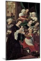 The Nativity of the Virgin Mary-Ambrosius Benson-Mounted Premium Giclee Print