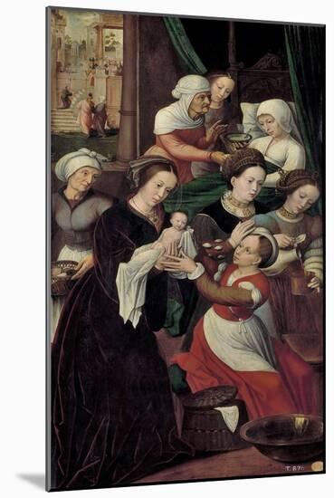 The Nativity of the Virgin Mary-Ambrosius Benson-Mounted Premium Giclee Print