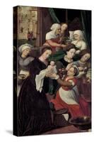 The Nativity of the Virgin Mary-Ambrosius Benson-Stretched Canvas