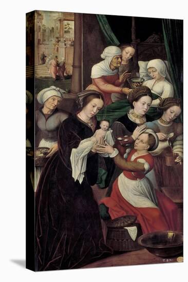 The Nativity of the Virgin Mary-Ambrosius Benson-Stretched Canvas