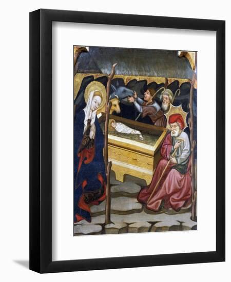 The Nativity, Painted by the Master of Glorieta-null-Framed Giclee Print