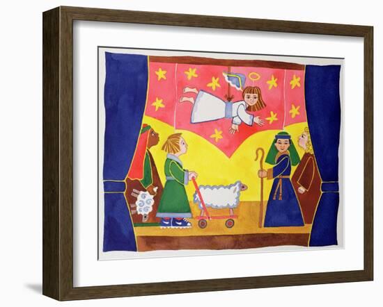 The Nativity Play-Cathy Baxter-Framed Giclee Print