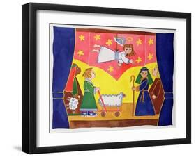 The Nativity Play-Cathy Baxter-Framed Giclee Print