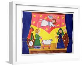 The Nativity Play-Cathy Baxter-Framed Giclee Print