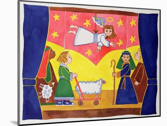 The Nativity Play-Cathy Baxter-Mounted Giclee Print