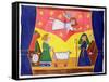 The Nativity Play-Cathy Baxter-Framed Stretched Canvas