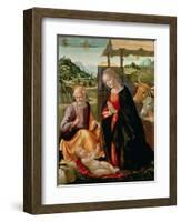 The Nativity (Post Cleaning)-Domenico Ghirlandaio-Framed Giclee Print