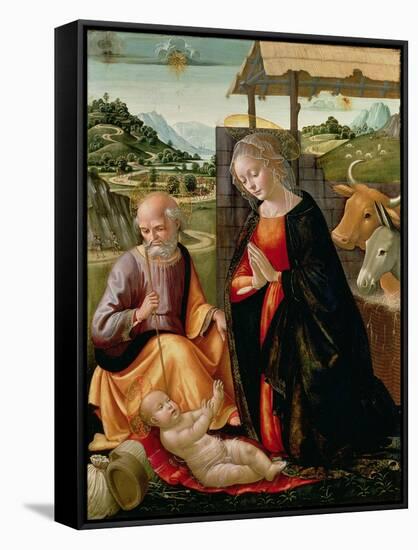 The Nativity (Post Cleaning)-Domenico Ghirlandaio-Framed Stretched Canvas