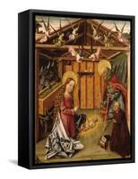 The Nativity (Triptyc), 1467-1500-García del Barco-Framed Stretched Canvas