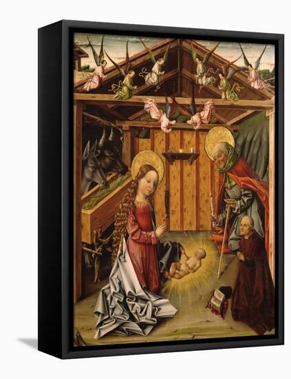 The Nativity (Triptyc), 1467-1500-García del Barco-Framed Stretched Canvas