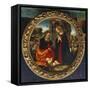 The Nativity, with Mary and Joseph on the Way to Bethlehem, the Annunciation to the Shepherds and…-The Master of Marradi-Framed Stretched Canvas