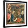 The Nativity with Ss. Michael and Dominic, 1470-Fra Filippo Lippi-Framed Giclee Print