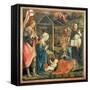 The Nativity with Ss. Michael and Dominic, 1470-Fra Filippo Lippi-Framed Stretched Canvas