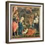 The Nativity with Ss. Michael and Dominic, 1470-Fra Filippo Lippi-Framed Giclee Print