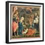 The Nativity with Ss. Michael and Dominic, 1470-Fra Filippo Lippi-Framed Giclee Print