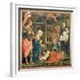 The Nativity with Ss. Michael and Dominic, 1470-Fra Filippo Lippi-Framed Giclee Print