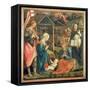 The Nativity with Ss. Michael and Dominic, 1470-Fra Filippo Lippi-Framed Stretched Canvas