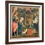 The Nativity with Ss. Michael and Dominic, 1470-Fra Filippo Lippi-Framed Giclee Print