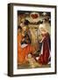 The Nativity, with the Annunciation to the Shepherds in the Distance-Benvenuto Di Giovanni-Framed Giclee Print