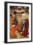 The Nativity, with the Annunciation to the Shepherds in the Distance-Benvenuto Di Giovanni-Framed Giclee Print