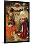 The Nativity, with the Annunciation to the Shepherds in the Distance-Benvenuto Di Giovanni-Framed Giclee Print