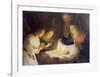 The Nativity-Gerrit van Honthorst-Framed Art Print