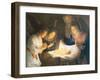 The Nativity-Gerrit van Honthorst-Framed Art Print