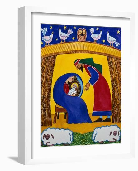 The Nativity-Cathy Baxter-Framed Giclee Print