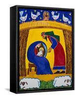 The Nativity-Cathy Baxter-Framed Stretched Canvas