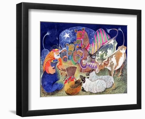 The Nativity-Lisa Graa Jensen-Framed Premium Giclee Print