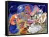 The Nativity-Lisa Graa Jensen-Framed Stretched Canvas