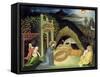 The Nativity-Giovanni di Paolo-Framed Stretched Canvas