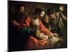 The Nativity-Antoine & Louis Le Nain-Mounted Giclee Print