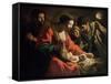 The Nativity-Antoine & Louis Le Nain-Framed Stretched Canvas