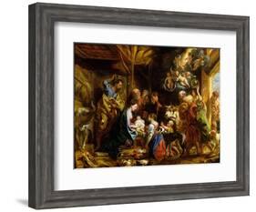 The Nativity-Jacob Jordaens-Framed Giclee Print