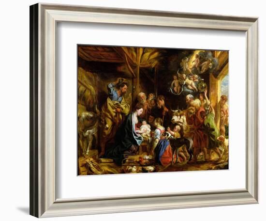 The Nativity-Jacob Jordaens-Framed Giclee Print