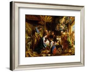 The Nativity-Jacob Jordaens-Framed Giclee Print