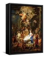 The Nativity-Frans Christoph Janneck-Framed Stretched Canvas