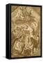 The Nativity-Luca Cambiaso-Framed Stretched Canvas