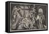 The Nativity-null-Framed Stretched Canvas