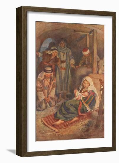 The Nativity-Harold Copping-Framed Giclee Print