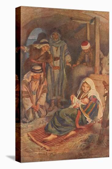 The Nativity-Harold Copping-Stretched Canvas