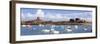 The Natural Monument Le De and Fishing Boats, Tregastel, Cotes D'Armor, Brittany, France, Europe-Markus Lange-Framed Photographic Print