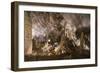 The natural show of Frasassi Caves with sharp stalactites and stalagmites, Genga, Marche, Italy-Roberto Moiola-Framed Photographic Print