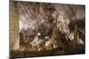 The natural show of Frasassi Caves with sharp stalactites and stalagmites, Genga, Marche, Italy-Roberto Moiola-Mounted Photographic Print