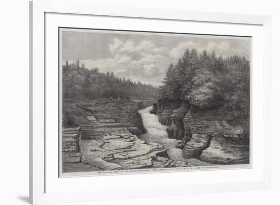 The Natural Steps on the River Montmorency, Near Quebec-null-Framed Giclee Print