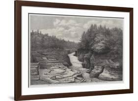 The Natural Steps on the River Montmorency, Near Quebec-null-Framed Giclee Print