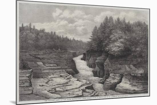 The Natural Steps on the River Montmorency, Near Quebec-null-Mounted Giclee Print