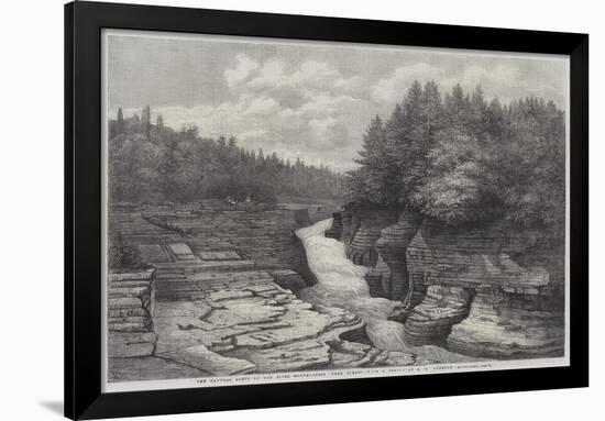 The Natural Steps on the River Montmorency, Near Quebec-null-Framed Giclee Print